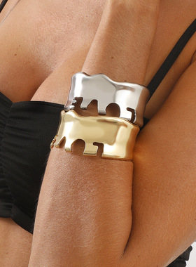 欧美跨境love创意夸张ins风手镯