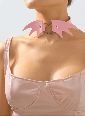 欧美性感风恶魔choker颈链项圈街