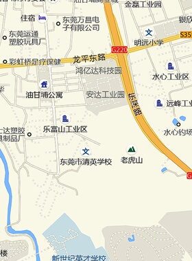 东莞市凤岗镇地图2025新版行政区划图街道交通办公室挂图高清防