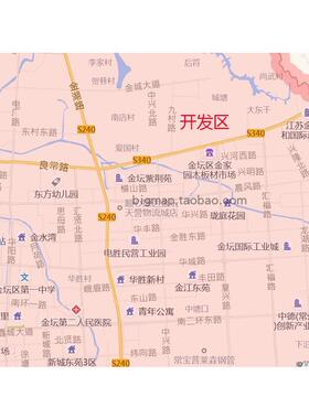 常州市金坛区地图行政区划2025高清定制城市交通办公会议室挂图