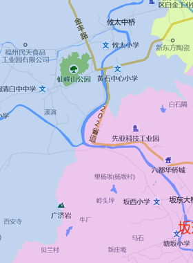 福州市闽清县地图2025年行政区划市区主城区街道交通地图图片素材