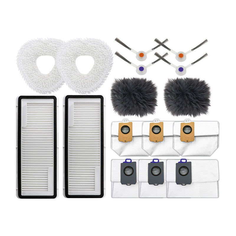 适配云鲸扫地机器人逍遥001配件MAX耗材滚边刷尘袋滤网抹布清洁液,淘宝优惠券,粉丝福利购,淘宝优惠卷