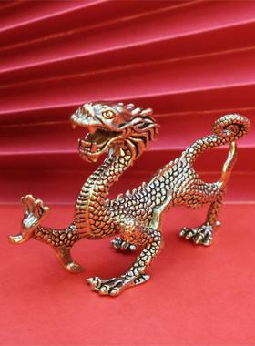黄铜四大神兽国风礼物青龙