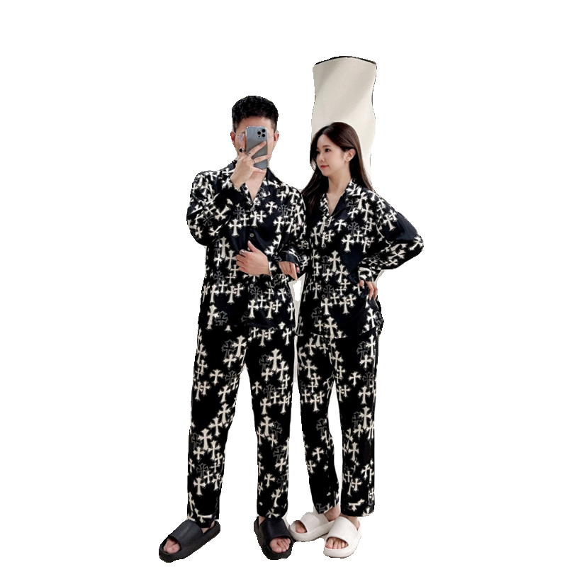 睡衣男春秋款冰丝长袖长裤女士夏季丝绸情侣高级感大牌家居服套装,淘宝优惠券,粉丝福利购,淘宝优惠卷