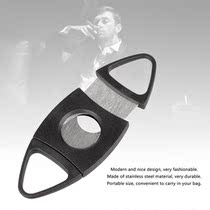 Practical Stainless Steel Round Head Cigar Cutter Portable