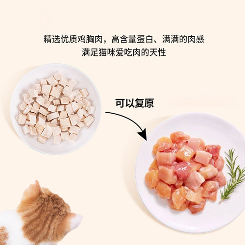 皇家搭档猫粮幼猫成猫猫粮猫干粮鸡肉冻干呵护肠胃全阶段双拼猫粮 - 图3
