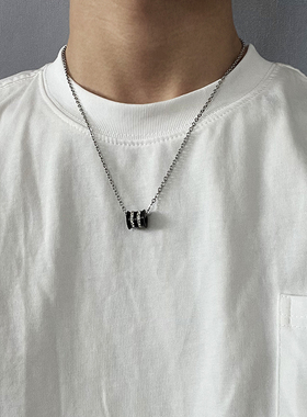 不掉色小蛮腰镶钻项链