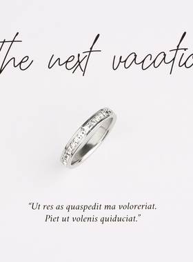 满钻钛钢不掉色戒指男女潮流百搭