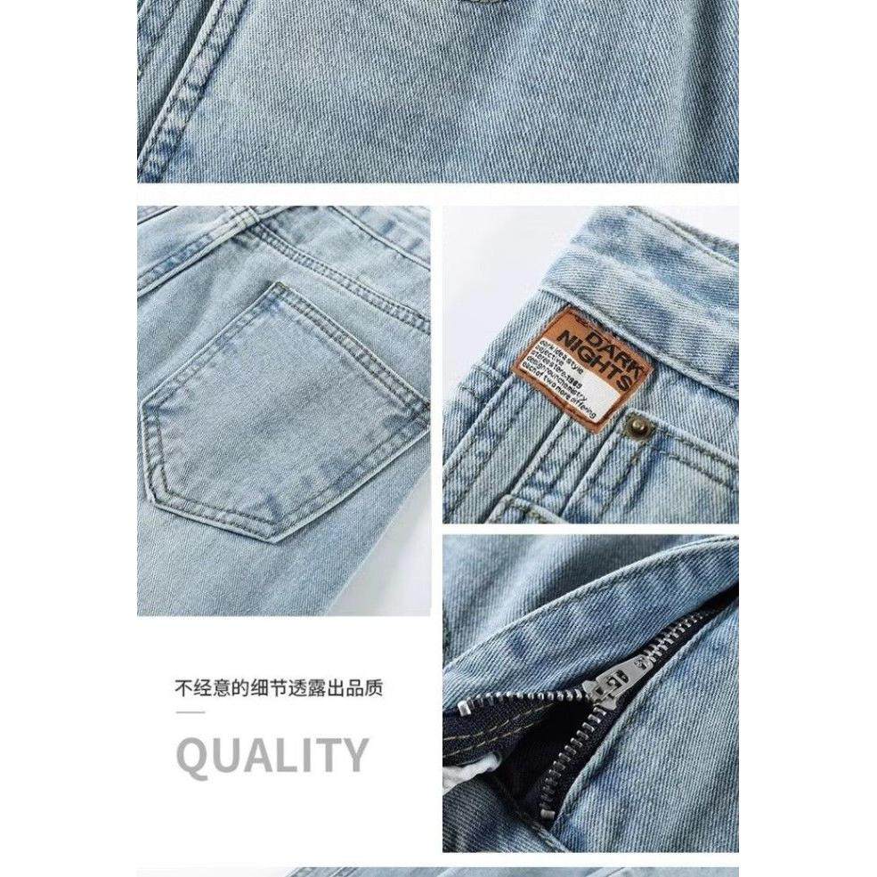 遮胯高腰阔腿牛仔裤女春秋款显瘦垂感梨型身材粗腿宽胯浅色直筒裤,淘宝优惠券,粉丝福利购,淘宝优惠卷