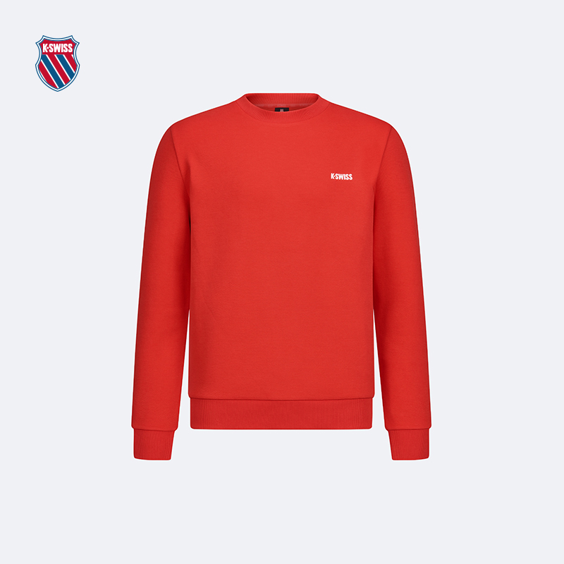 KSWISS盖世威卫衣男 冬季潮流保暖时尚百搭休闲套头衫1010833 - 图2