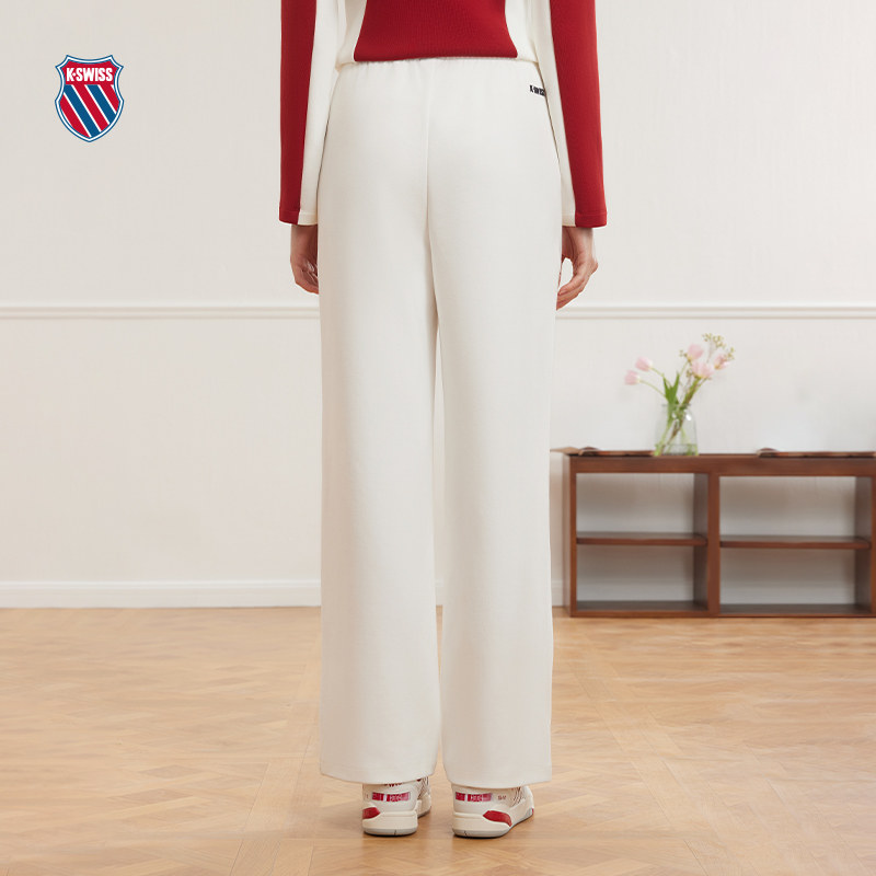 【秀场同款】KSWISS盖世威运动裤女春季舒适休闲针织长裤 199897,淘宝优惠券,粉丝福利购,淘宝优惠卷