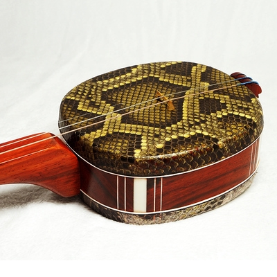 Upscale Guoyue Hongmu Three-stringed three-stringed three-string small three string sending professional violin box to play three-stringed national plucket