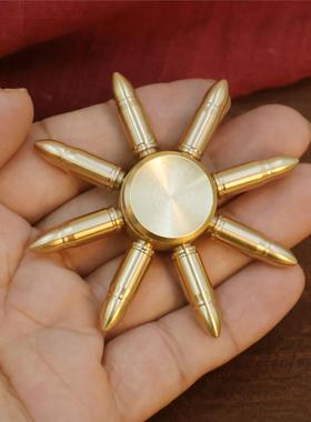 黄铜指尖陀螺葫芦船舵玩具