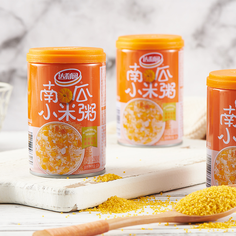 达利园280g*12罐八宝粥 南瓜小米奇亚籽燕麦桂圆莲子黑米即食早餐