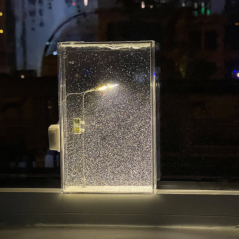 雪夜流麻小夜灯雪景路灯手工自制DIY材料包送女友闺蜜情侣礼物,淘宝优惠券,粉丝福利购,淘宝优惠卷