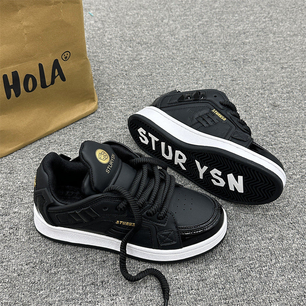 黑金拼色复古麻绳厚底面包鞋男ins潮百搭小众原创休闲情侣板鞋女,淘宝优惠券,粉丝福利购,淘宝优惠卷