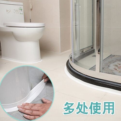 日式厨房水槽美缝贴灶台防水封边胶水池防霉缝隙条洗碗池马桶边缘 - 图0