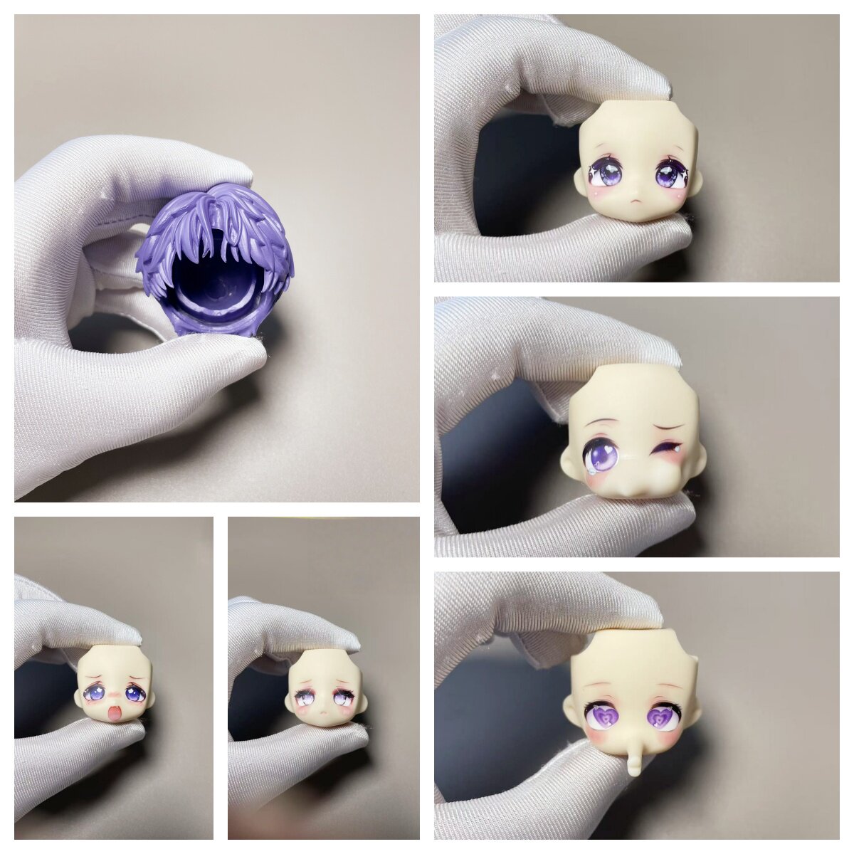 恋与深空祁煜GSC头壳 深空奇遇bjd娃娃头壳 祁煜平替可替换手头壳 - 图0