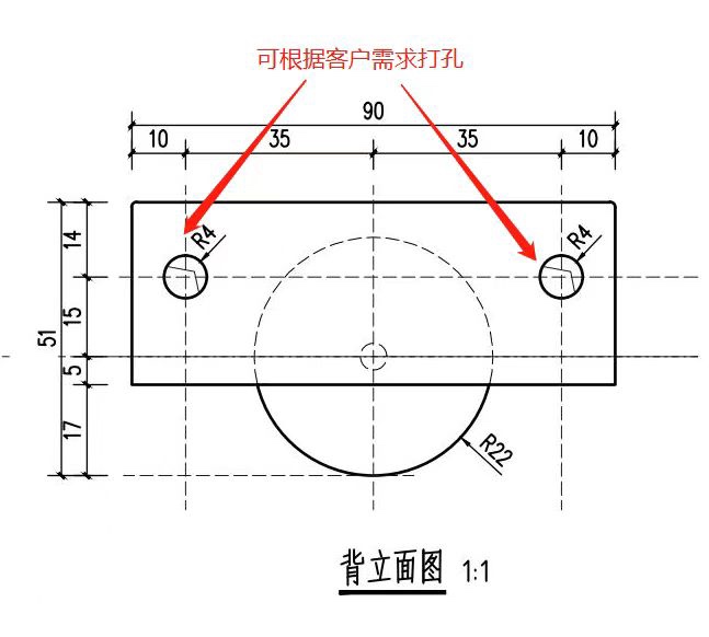 适用机床配件门滑轮CNC机床设备加工中心安全门滚轮轮子轴承安全-图3