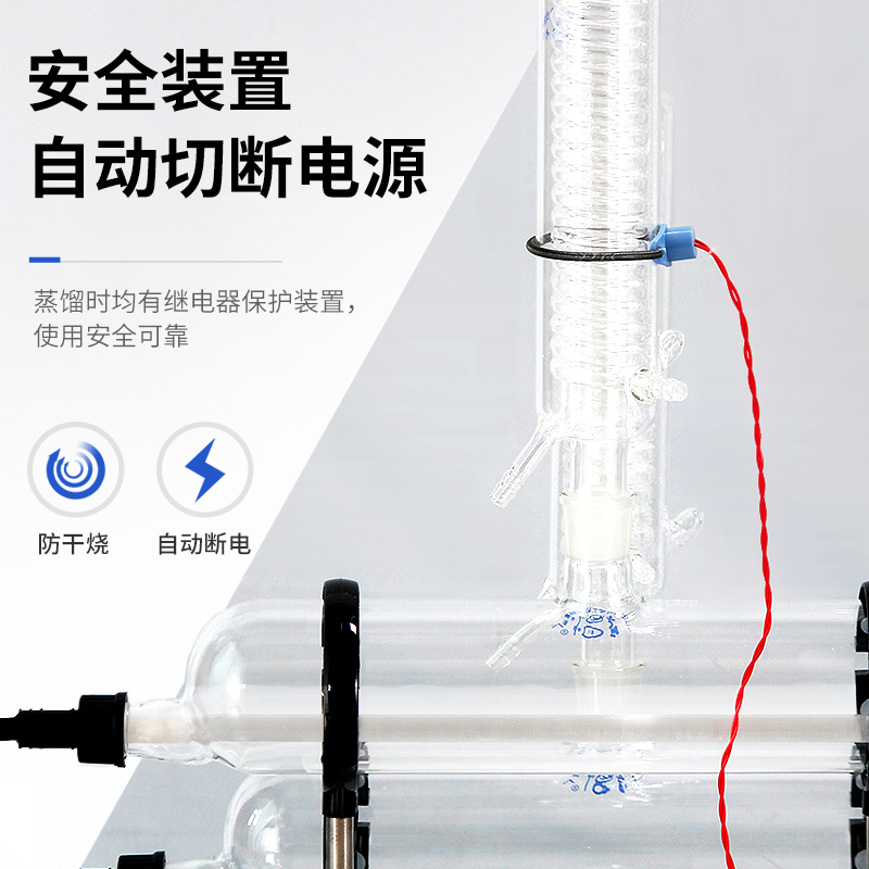 SZ-93自动双重纯水蒸馏器/双重蒸馏水器蒸馏水机实验室-图1