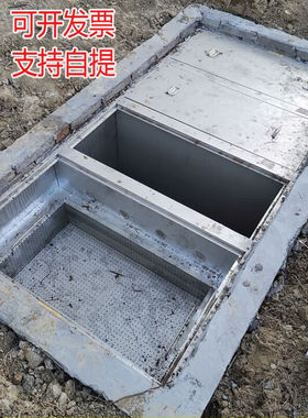 梧珑地埋式304不锈钢隔油池餐饮厨房三级商用油水分离器污水过滤