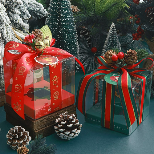 Apple, рождественский защитный амулет, прозрачная подарочная коробка, подарок на день рождения