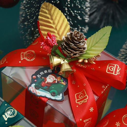 Apple, рождественский защитный амулет, прозрачная подарочная коробка, подарок на день рождения