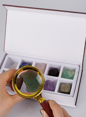 天瑜石光纪天然矿石简约桌面摆件