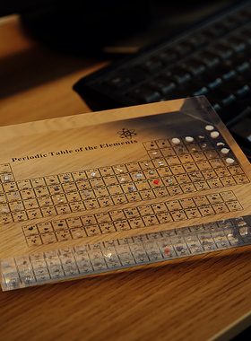 化学元素周期表实物桌面摆件标本