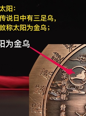 大号山海镇八挂镜风水招财挂件