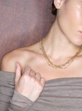 LAZYCIRCLES星河多层项链