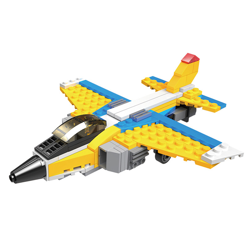 中国积木飞机拼装玩具男孩战斗机益智模型动脑儿童拼图6礼物8岁10,淘宝优惠券,粉丝福利购,淘宝优惠卷