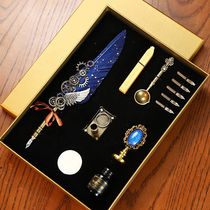 Eurostyle Retro Feather Fountain Pen Harry Potter Inn Wind Dip Pen Sent to male and female friends Teachers Day Gift