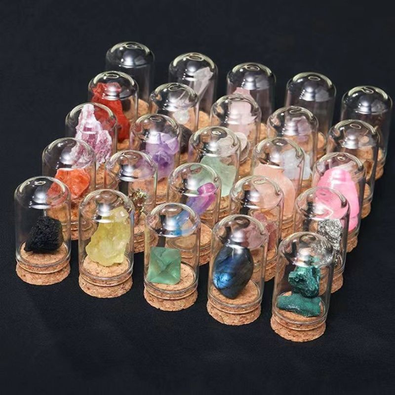 生日礼物小众冷门天然水晶原石矿石标本摆件水晶科普罕见小玩意 - 图1