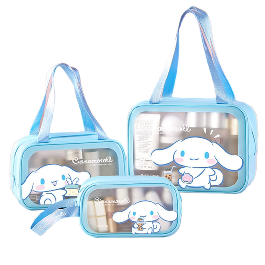 Jade Cinnamon Dog Waterproof Cosmetic Bag for Going Out