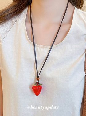 韩系爆款安简约长款流苏安可拉