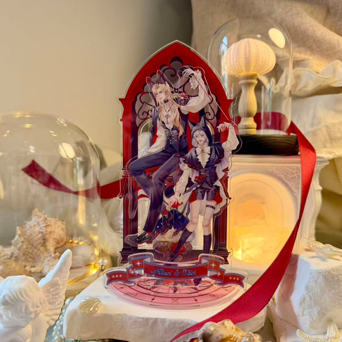 【预售】集卡社快看授权人鱼陷落鱼喵请闭眼系列立牌拍立得周边 - 图1