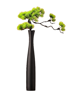 创意陶瓷插花花瓶摆件客厅轻奢高档入户玄关电视柜壁龛家居装饰品