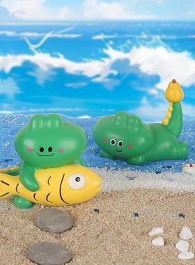 潮玩树脂高级感小众创意鳄鱼盒