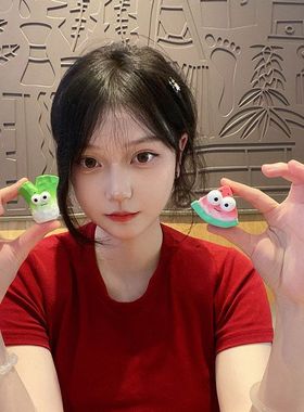 水果风玩具切面桌面摆件内饰树脂