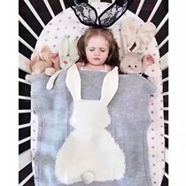Exploits Pins Baby Blanket Children Afternoon Nap Blanket Baby Male And Female Child Knit Blanket Germina Rabbit Air Conditioning Wool Blanket
