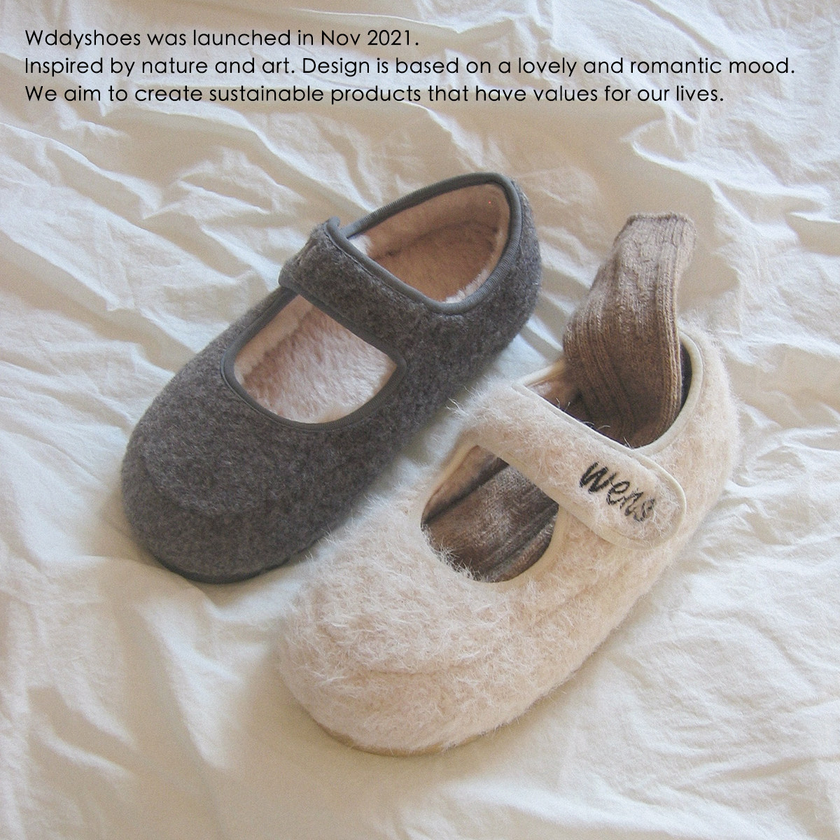 WDDYSHOES 2026新款毛毛鞋女冬季加绒保暖魔术贴玛丽珍勃肯鞋棉鞋,淘宝优惠券,粉丝福利购,淘宝优惠卷