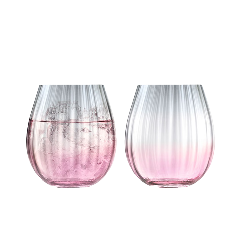 进口新款LSA红酒杯珍珠彩虹薄暮水晶玻璃高脚杯子情侣节日礼物-图3