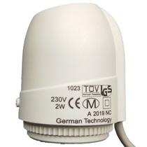 Mohaver electric heating actuator water distributor Geothermal ground heating electric temperature control valve solenoid valve German products