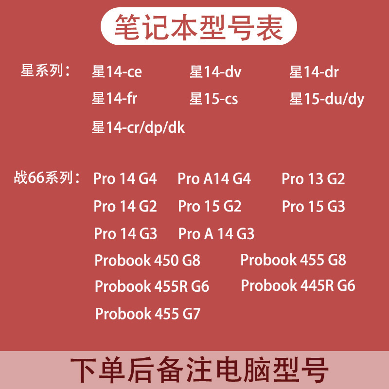 五代2023惠普战66四代笔记本贴纸hp星14s青春版pro14电脑贴膜15寸外壳保护膜g4全套六代简约锐龙版磨砂不留胶 - 图0