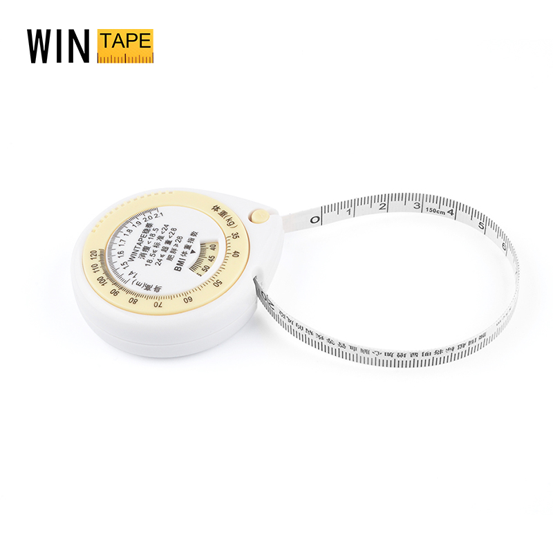 wintape多功能BMI水滴形卷尺健身用三围尺胸围臀围臂围腰围腹围尺