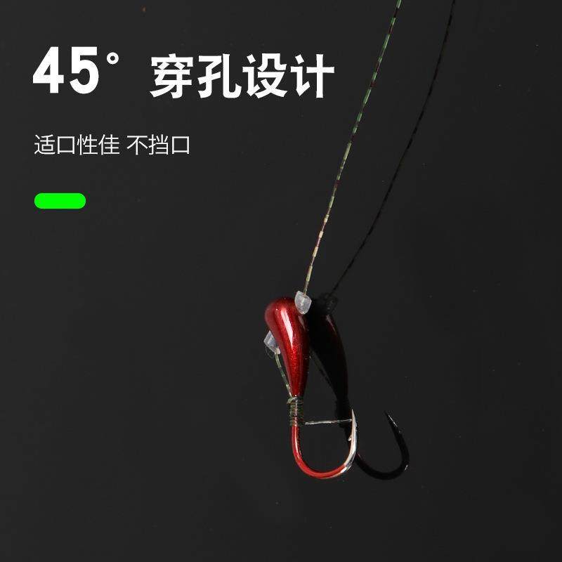 仿生朝天钩七星漂线组单钩绑好传统钓鱼线套装野钓鲫鱼漂主线成品,淘宝优惠券,粉丝福利购,淘宝优惠卷