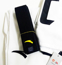 Anta ANTA compétitive spéciale taekwondo ceinture noire single anneau de taekwondo noir avec ceinture de taekwondo à caractère brodé