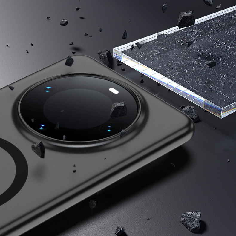 森爽 冰雾磨砂MagSafe磁吸壳适用华为Mate60pro手机壳全包硬壳简约高级亲肤防摔轻薄遥遥领先裸机手感男女