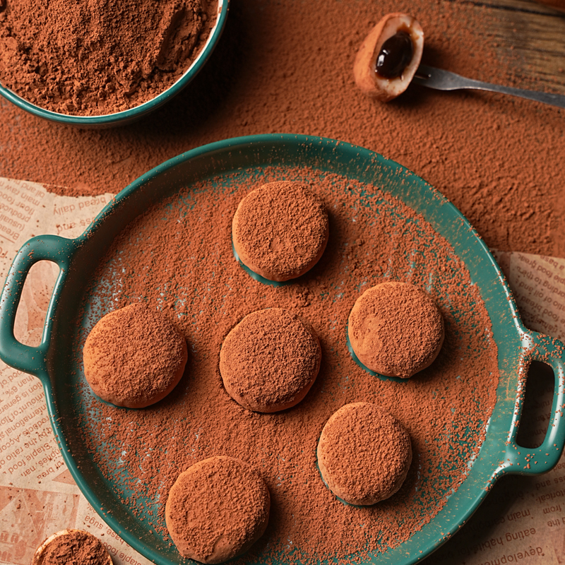 和风生巧福团面包早餐巧克力爆浆大福雪媚娘网红解馋零食整箱批发 - 图1